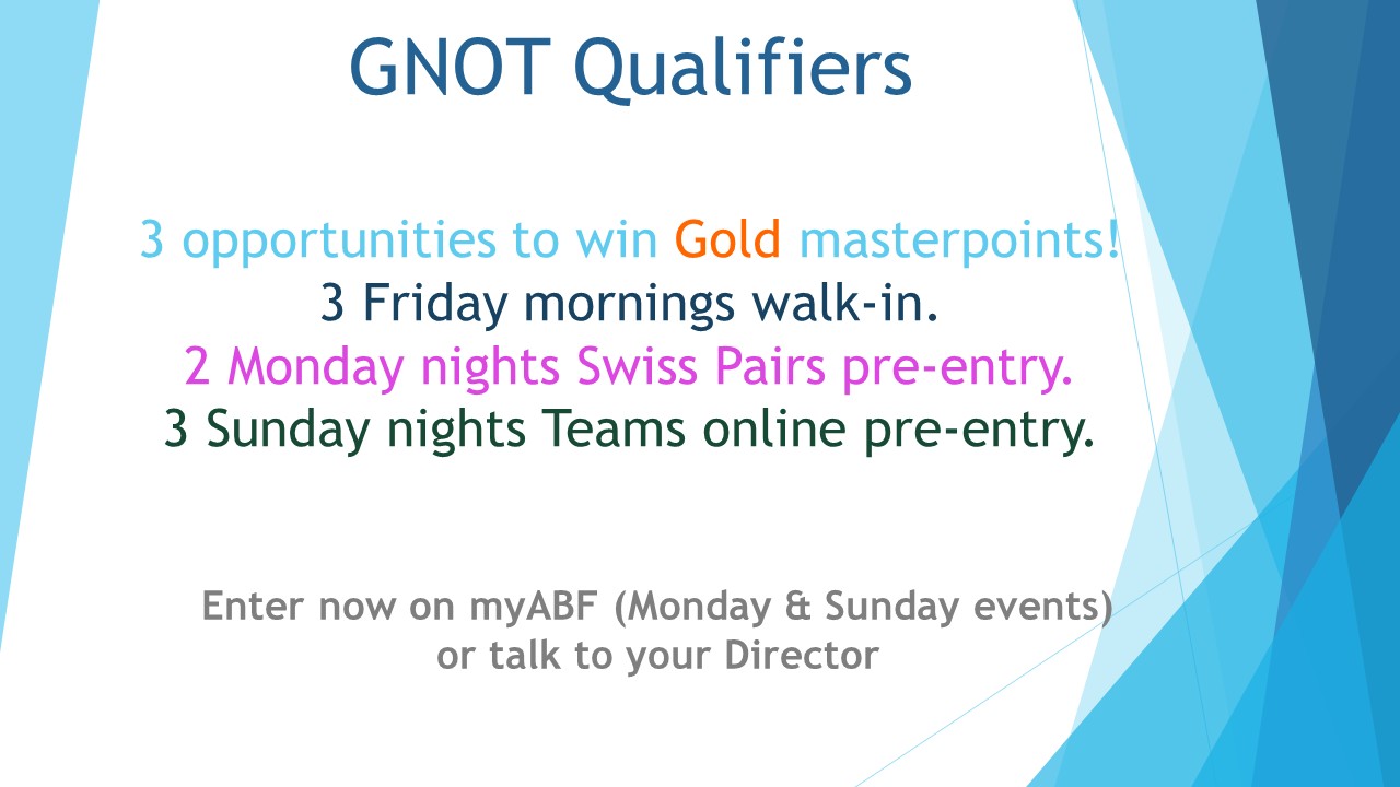 GNOT Qualifying TBA